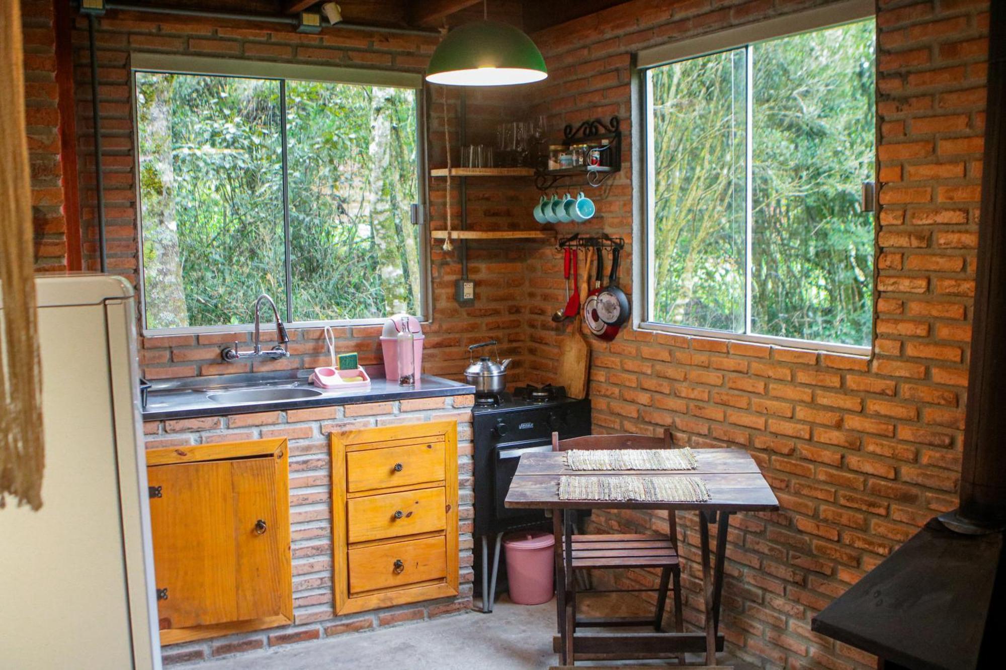 Cabana Na Floresta Rincao Do Fortaleza Cambará Zewnętrze zdjęcie
